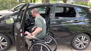 How to Get Wheelchair Into Car | How Hand Controls Work (Transfer, Spinal Cord Injury, Drive)