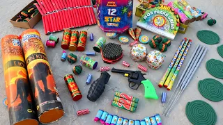 Many types of Diwali fireworks testing Malinga | new stash testing Vlogs | Diwali ke Patake testing