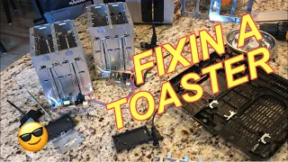 HOW TO FIX A TOASTER THAT DOESNT STAY DOWN/ How to fix a toaster