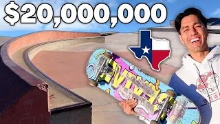 What a $20 MILLION DOLLAR Skatepark In Texas Looks Like