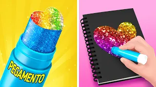 TRUCOS DE ARTE Y MANUALIDADES DIY || ¿Quién dibuja mejor? Trucos de pintura DIY por 123 GO Like!