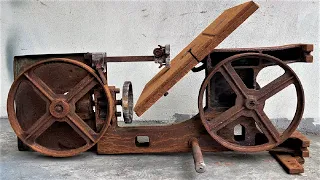 Restoring A Wood Cutting Saw Machine Picked Up At A Scrap Yard // Renovated To Look Like New