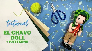 Making EL chavo doll using felt at home 😃😍 | diy felt doll | making doll easily