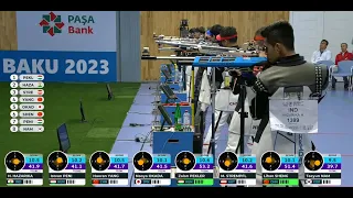 10m Air Rifle Men Final 12 May 2023 Baku AZE