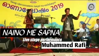 Naino me sapna live stage performance by Muhammed Rafi...