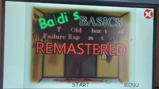 baldi's basics the old laboratory of failure experiments v1 remastered mod menu super fast challenge