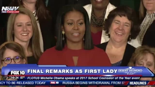 BITTERSWEET: Michelle Obama Delivers Inspiring FINAL Remarks as First Lady (FULL SPEECH) FNN