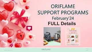 Oriflame Support Programs February 2024 - Full Details