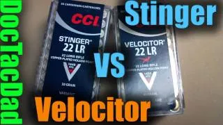 CCI STINGER vs CCI VELOCITOR - Ballistics Discussion