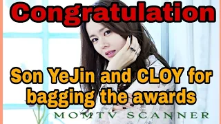 Congratulation Son YeJin and CLOY for bagging the award on the 15th Seoul International Seoul Awards