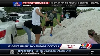 Osceola County residents prepare, pack sandbag locations