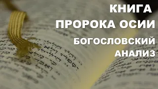 Книга пророка Осии. Толкование. Богословский анализ. Библия. Ветхий Завет.