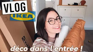 VLOG • achats Ikea & déco de l’entrée !