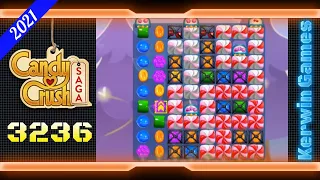 Candy Crush Saga Level 3236 - Hard Level - No Boosters - 19 moves (2021)