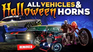 GTA 5 Online All RARE Halloween Vehicles & Horns 2023 (Franken Stange REMOVED)