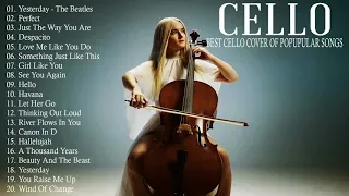 Cello Cover 2021-Top Cello Covers of Popular Songs-Best Instrumental Pop Cello Covers All Time 2021