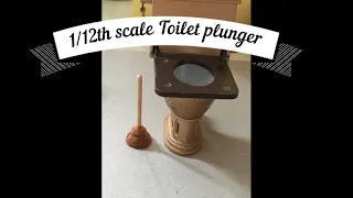1/12 Dollhouse Miniature Toilet Bowl - DIY - Tutorial - Trash to Treasure