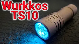 Wurkkos TS10 review Incredible value and output EDC flashlight - High CRI