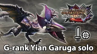 MHGU | G-rank Yian Garuga solo (Striker Sword and Shield) - 3'58