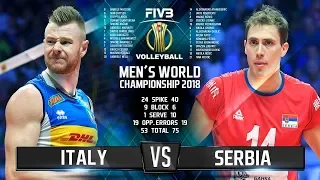 Italy vs. Serbia | Highlights | Final 6 Mens World Championship 2018