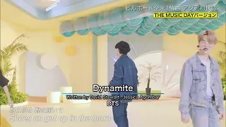 BTS 'DYNAMITE' 💥presentación @THE MUSIC DAY