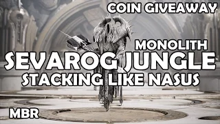 Stacking Like Nasus | Challenger Sevarog Monolith Jungle Gameplay | Paragon Coin GiveAway