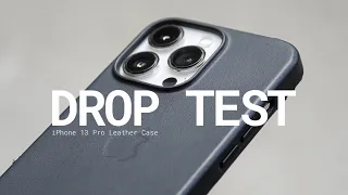 Apple iPhone 13 Pro Leather Case - Drop Test!