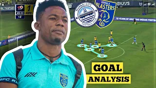 Kwame Peprah 🔥🔥 | പൊളിച്ചു | Kerala Blasters FC vs Mumbai City FC | Goal Analysis| ISL