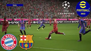 eFootball 2022 UEFA Champions League (FC Bayern Munich vs FC Barcelona Gameplay) [Group E]