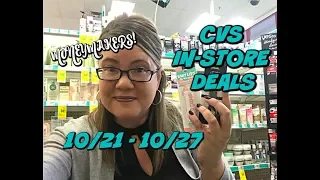 CVS IN-STORE COUPON DEALS 10/21 - 10/27 | Great MoneyMakers & so much more!