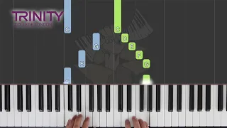 Old German Dance / TRINITY Piano Initial Grade 2021-2023 / Synthesia Piano tutorial