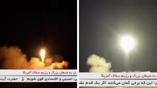 Iranian State TV airs missile launch after US base attack