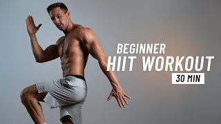 30 Min Fat Burning HIIT Workout for TOTAL BEGINNERS (No Equipment)