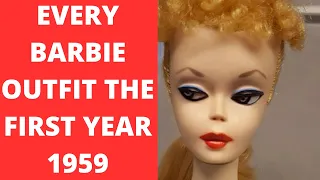 A History of the First Barbie & EVERY outfit 1959💕The Vintage  Ponytail