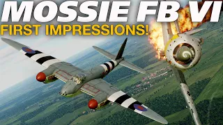 DCS Mosquito FB VI FIRST IMPRESSIONS & Battle Damage!