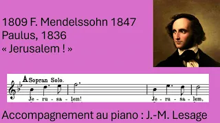 F. Mendelssohn, Paulus, "Jerusalem !"