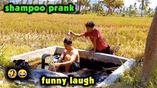 shampoo prank || funny laugh 😂 try not to laugh MAN