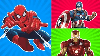 Itsy Bitsy Spider-Man + Policemam and MORE | Superheroes | Kids Songs and Nursery Rhymes | BalaLand