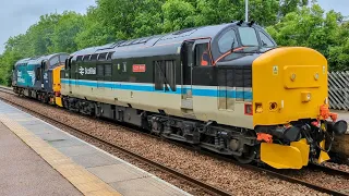 Caledonian sleeper at Doncaster + 93001 and 37409+37716 at Shireoaks 28/05/24 #trains #trainspotting