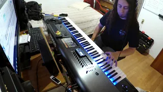 Children Of Bodom - Kissing The Shadows (keyboard cover) Dr Kronos