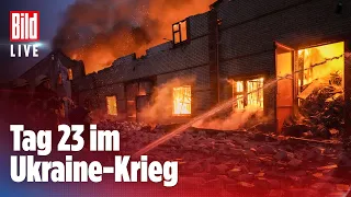 Ukraine-Krieg: Putins Propaganda-Show plötzlich unterbrochen | BILD Live