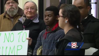 Mainers opposed to ACA repeal put pressure on Poliquin, Collins