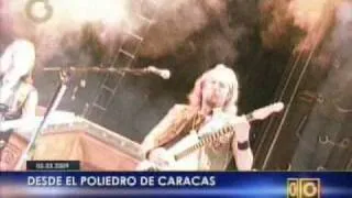 Iron Maiden en Venezuela (2009) || Nota Globovision desde el Concierto [HQ]