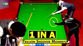 1 IN A Trillion Snooker Moments 😲!