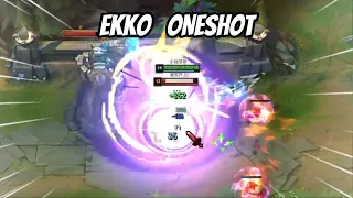 This is Real EKKO ONESHOT! | Xiao Lao Ban Ekko
