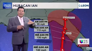 🌀 Huracán Ian sube a categoría 2 y sigue intensificándose rápidamente rumbo a Cuba