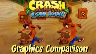Crash Bandicoot N. Sane Trilogy - Switch Graphics Comparison