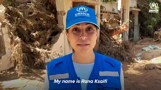 UNHCR is on the ground in Derna, Libya