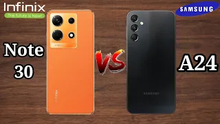 Samsung A24 vs Infinix Note 30 من يتفوق بينهم