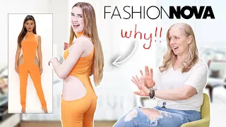 my mom judges the worst rated fashionnova pieces *spoiler she hates them all*